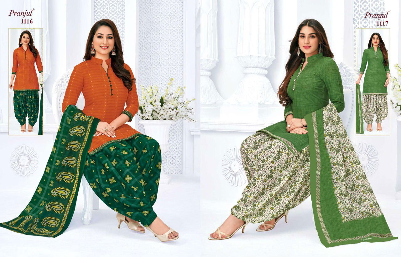 Pranjul Priyanka 11 Latest Regular Wear Cotton Printed Dress Material Collection